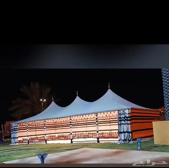 مركبين مخيمات البر والثابت والمتحرك تلبيس اقمشة وتلبيس بي في 5