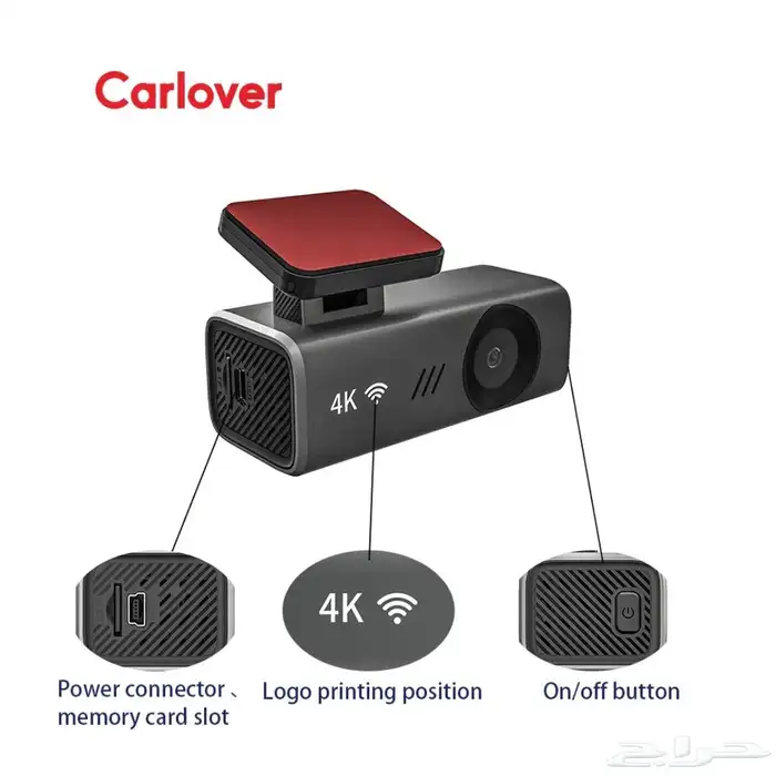 كاميرا سيارة Carlover 4K جديدة   DASH CAM 3