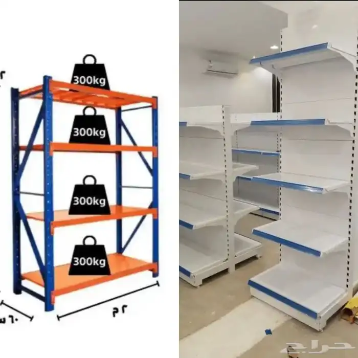 رفوف تخزين مستودعات ومحلات تجارية وتخزين البيوت 0