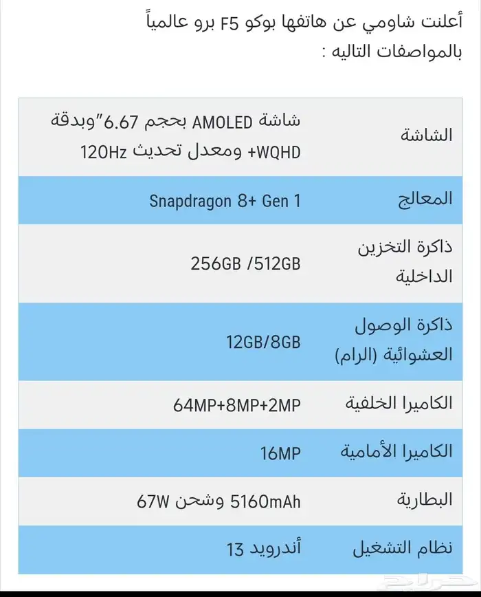 POCO F5 PRO 256GB 1