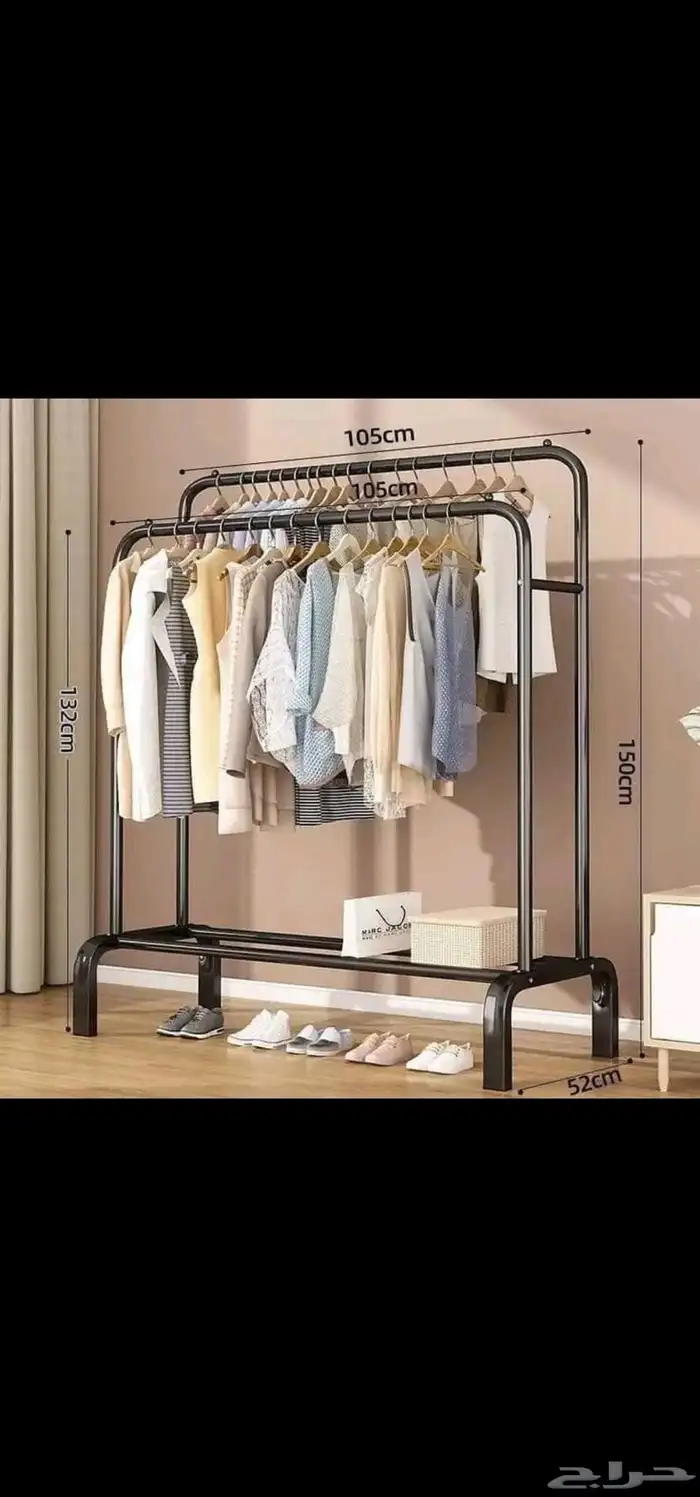 حامل الملابس العصري   تصميم أنيق وقوي لتحافظ على ترتيب ملابس 2