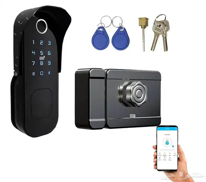 قفل باب خارجي ذكي 0