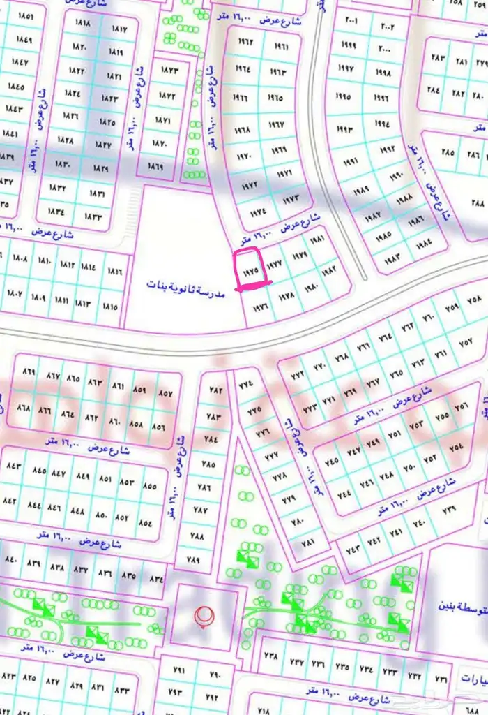 أرض سكنية في جدة (جوهرة العروس)للبيع 0