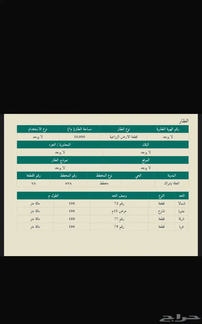 ارض زراعية في الجله 0