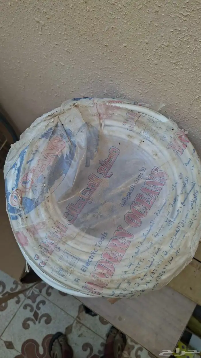 اربع لفات سلك كهرب 2.5م جديده كل لفه 100 متر 1