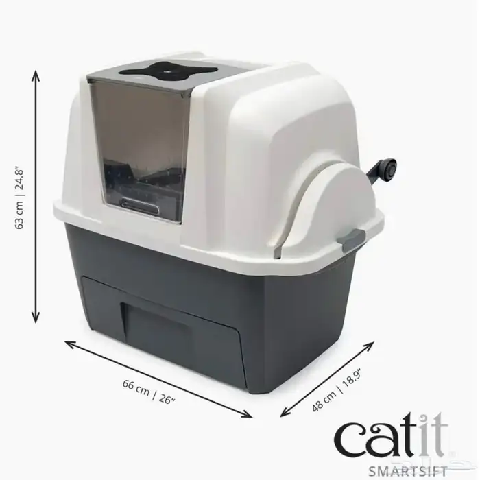 حمام قطط ذكي Catit SmartSift   نظيف جدا  وسعر لقطة 1