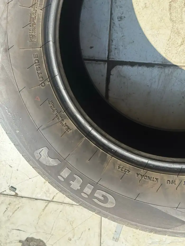 265 65 17 كفرات جي تي مشت من المعرض للبنشر ت 24 42 اسبوع 3