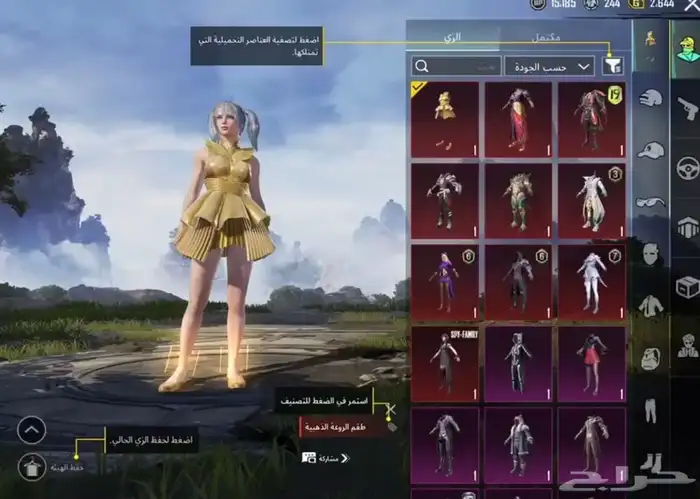 حساب ببجي للبيع 1