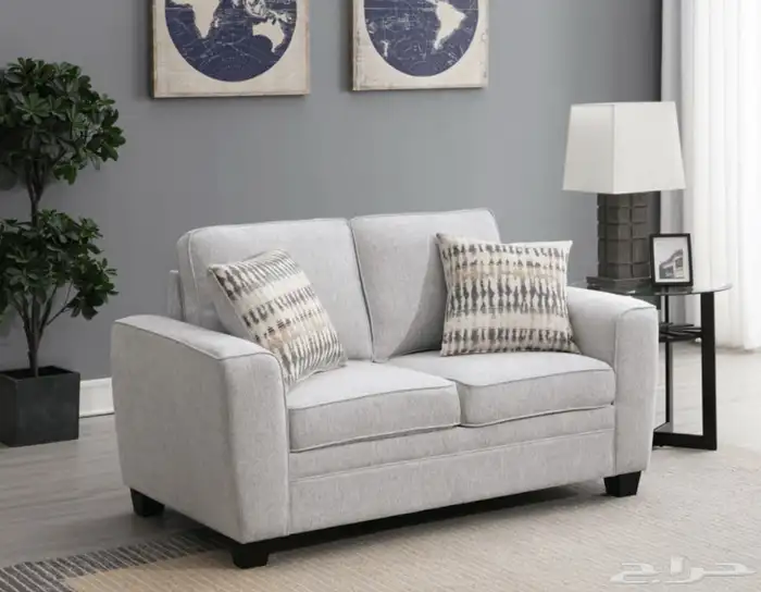 كنبة رمادية من روتس جديدة تمام 1