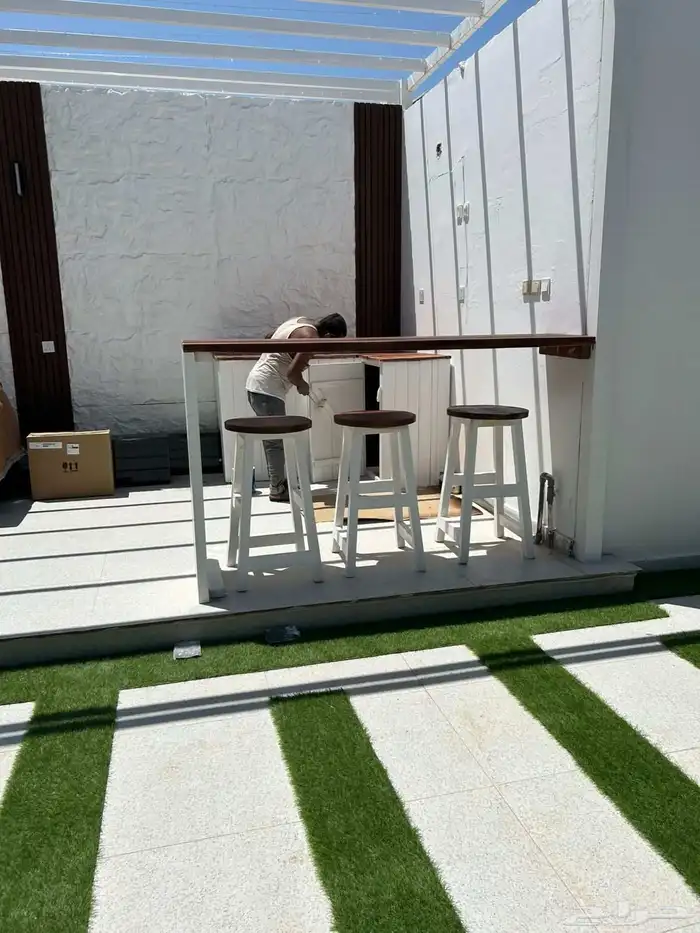 تم تنفيد أخر أعمالنا تفصيل بأر و ركن زاويه قهوه  كلاسيكية  م 5