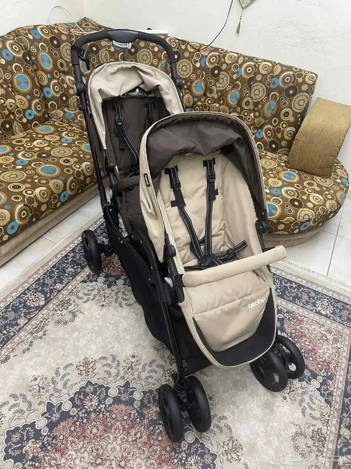 استرولر توأم ماركه geoby اتجاهين استخدام بسيط 2