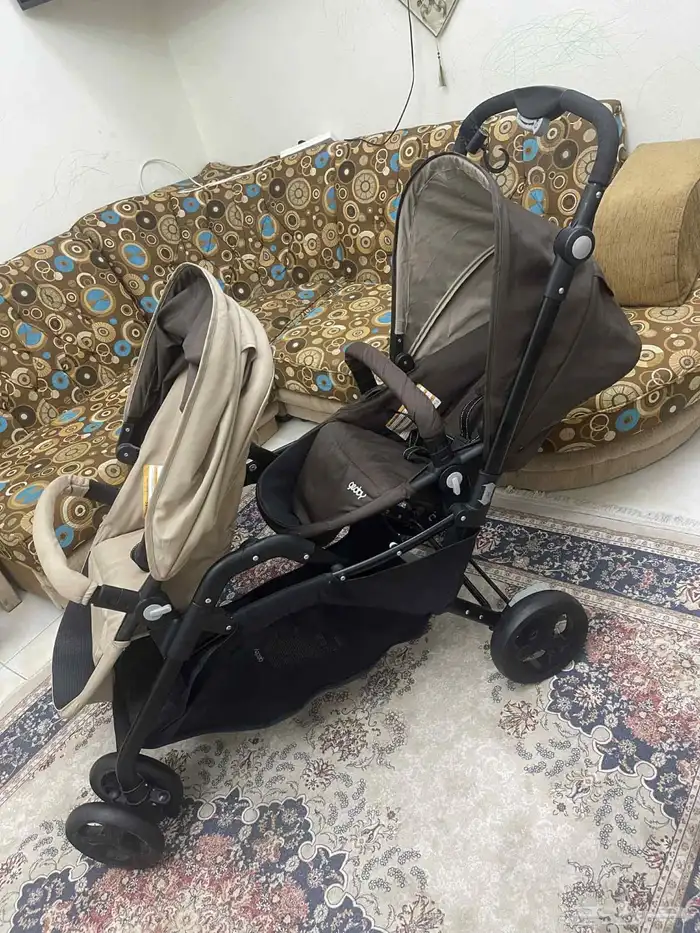 استرولر توأم ماركه geoby اتجاهين استخدام بسيط 6