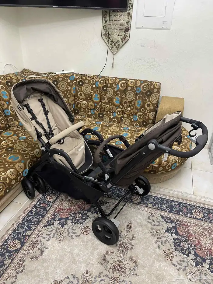 استرولر توأم ماركه geoby اتجاهين استخدام بسيط 1