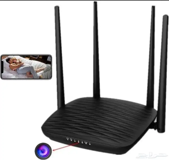 كاميرا مراقبة مخفية على هيئة راوتر واي فاي عن بعد 0