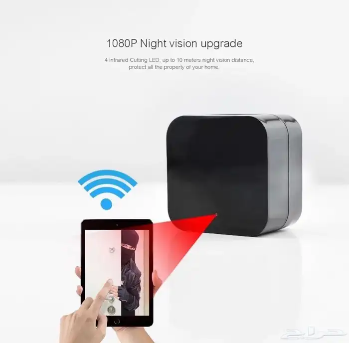 كاميرا فيش جداري مخفية مراقبة عن بعد عالي الوضوح 1