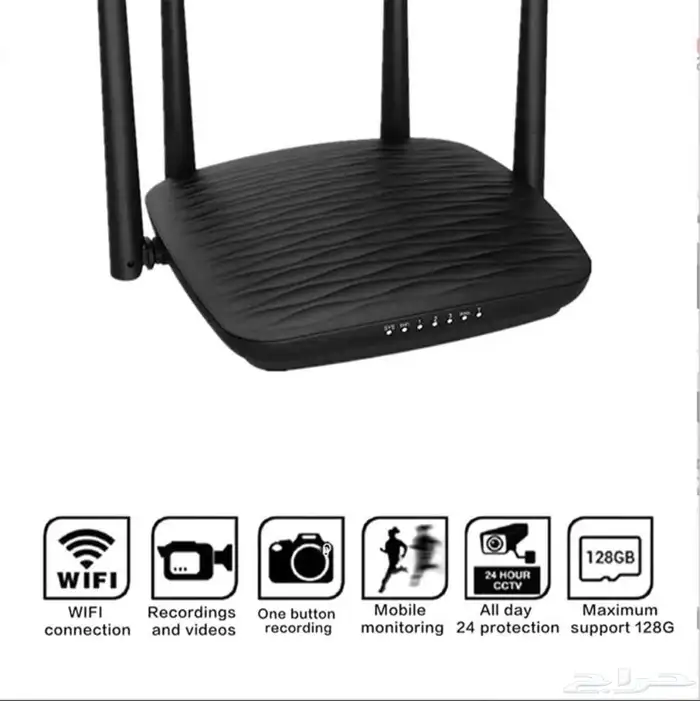 كاميرا مراقبة مخفية على هيئة راوتر واي فاي عن بعد 1