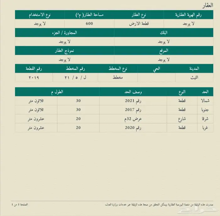 ارض تجارية للبيع مكة المكرمة بمحافظة الليث 0