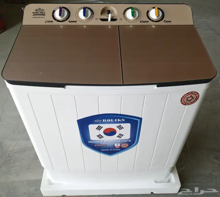 تم وصول غسالة روليكس حوضين 18كجم -زجاج XPB200-200-76 5