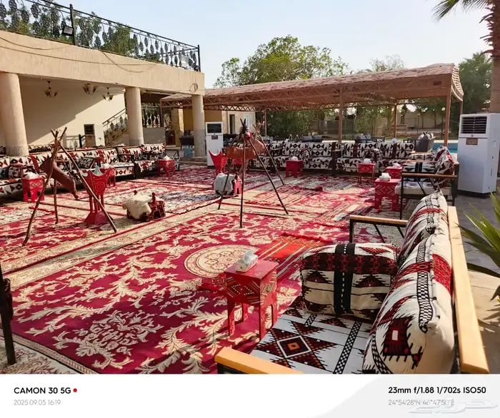 تأجير جلسات شعبية و زل و خيم اوربية ودفايات وكل م يخص حفلات 7