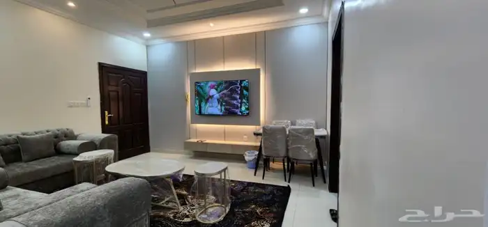 شقة مؤثثة للإيجار بحي طيبه 0