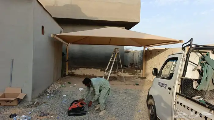 مظلات سواتر بيوت شعر مظلات سيارات 10