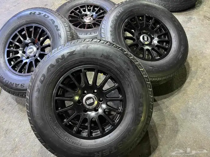 كفرات شاهين 900.17 مع جنوط برايد اسود جمس سيرا 2