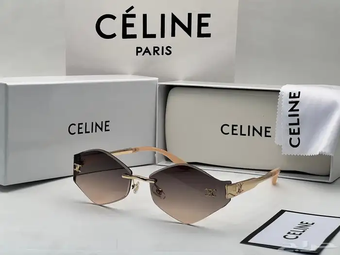 نظارات جوتشي وسيلين مع ملحقاتها 0