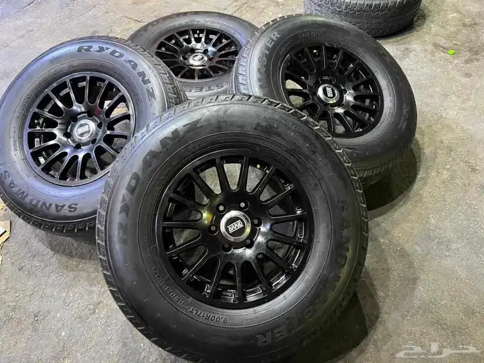 كفرات شاهين 900.17 مع جنوط برايد اسود جمس سيرا 0