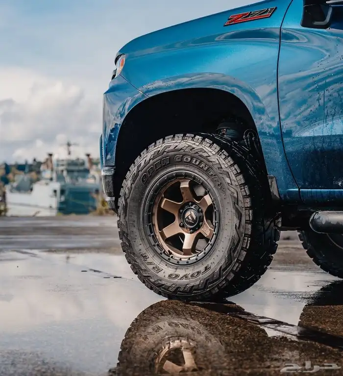 جنوط فيول 17 مع كفرات كوبر حجرية 315 جمس شفر وبرونكو وباترول 12