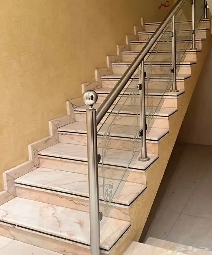 درابزين أستيل زاوية لمسه 12