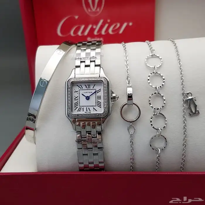عرض خاص طقم كارتييه نسائي  عروضنا مستمره   جديد الساعات 1