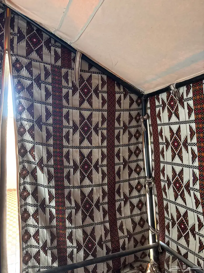 للبيع خيمه بحاله جيده بدون وجار على السوم 2