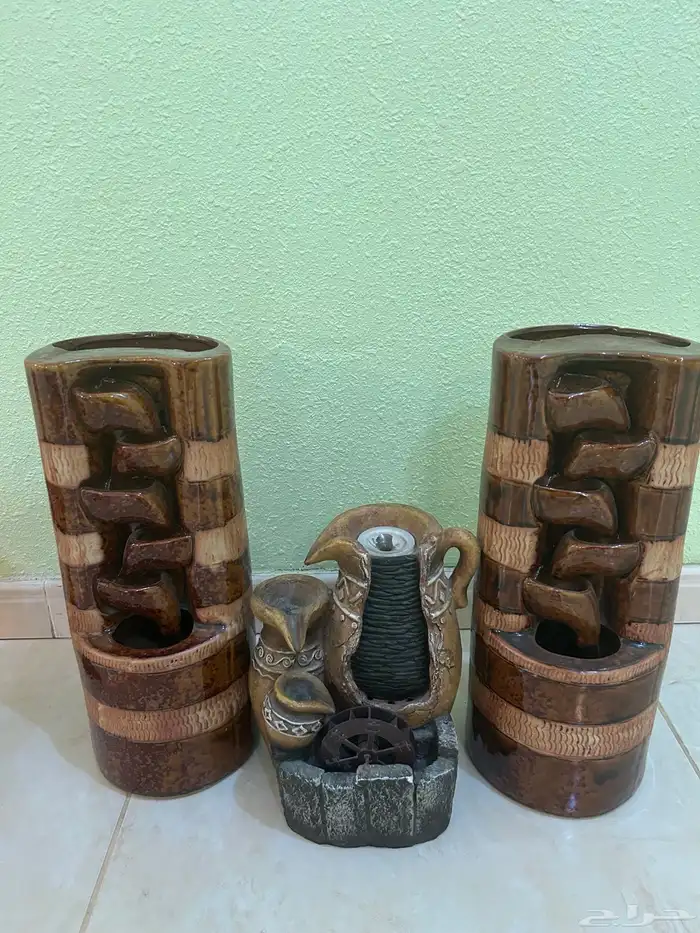 تحف وديكور وشلالات ماء وفازات 0