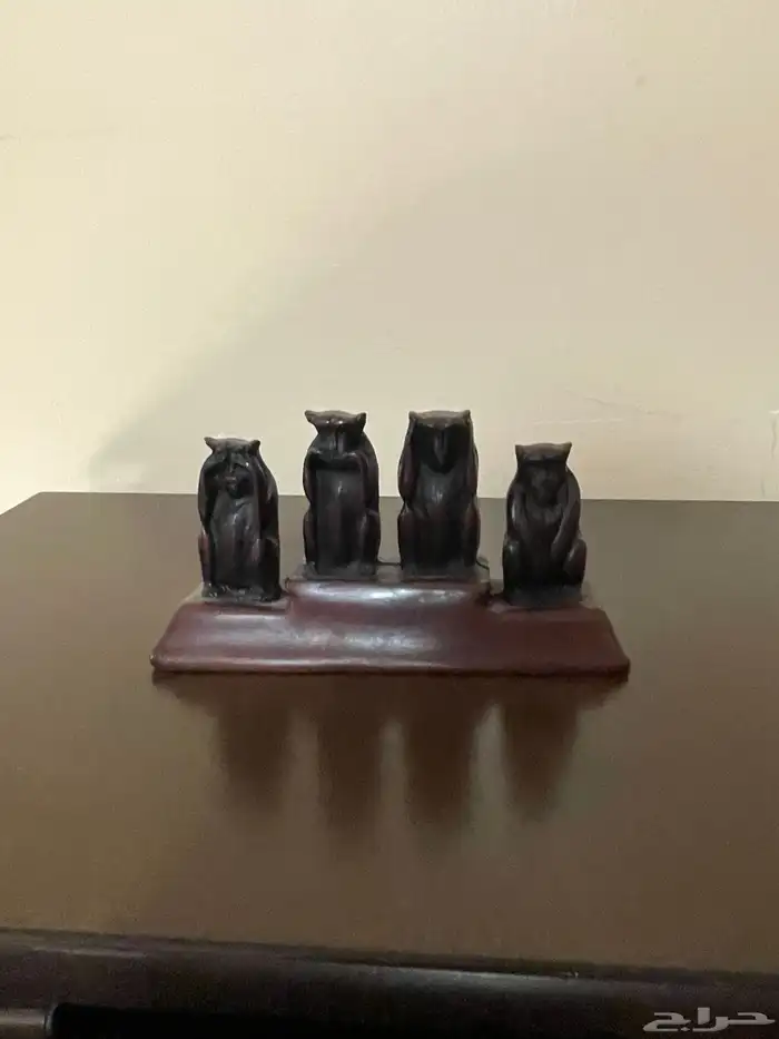 تمثال 4 قرود حكماء4 wise monkeys 2