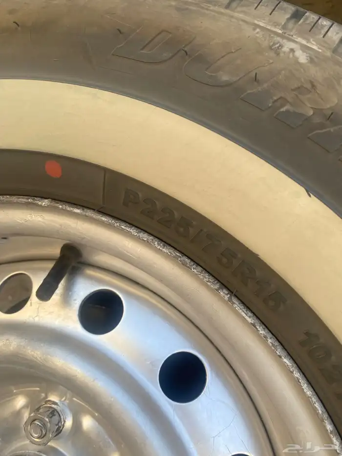 كفرات خط جدد استخدام اسبوعين تاريخ 2025 مقاس225 75 15 0