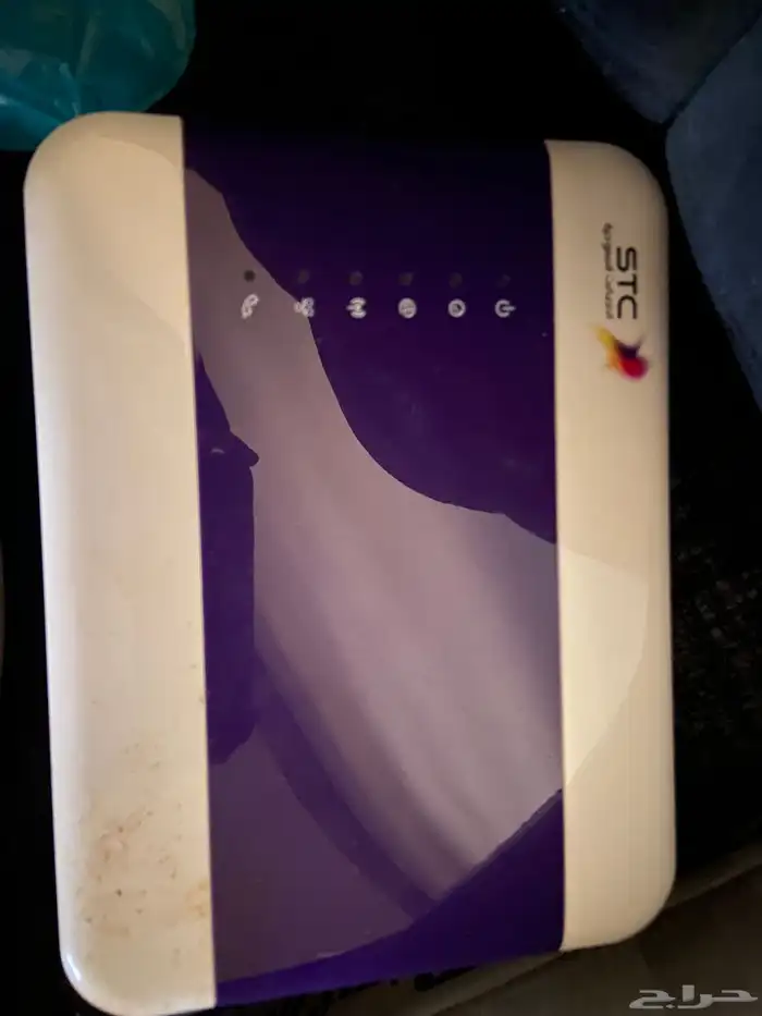 راوتر stc شغال مع جميع ملحقاته 1