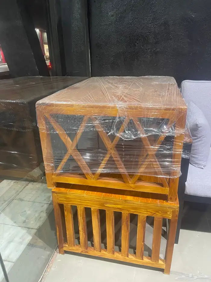 جلسات خارجية خشب وحديد وديكورات 7