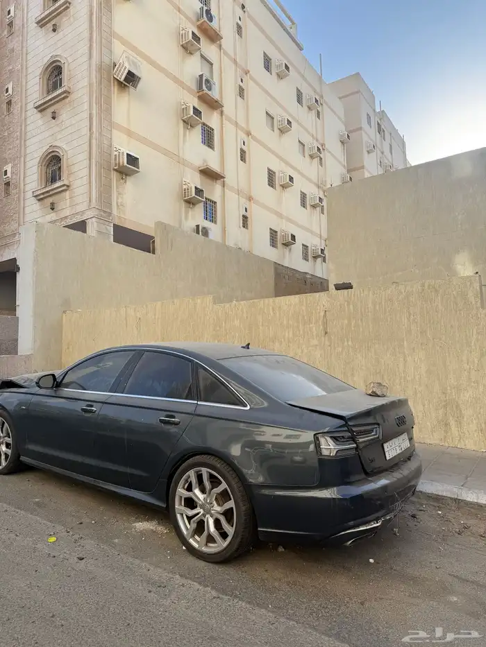 اودي A6 قدر الله وجاته صدمه خفيفه ارباقات شواصي سليمه 13