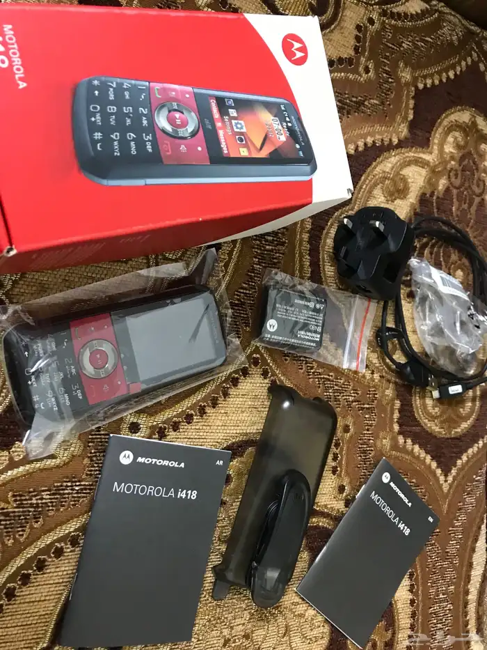 جوال موتوريلا برافو جديد بكرتونه واغراضه 11