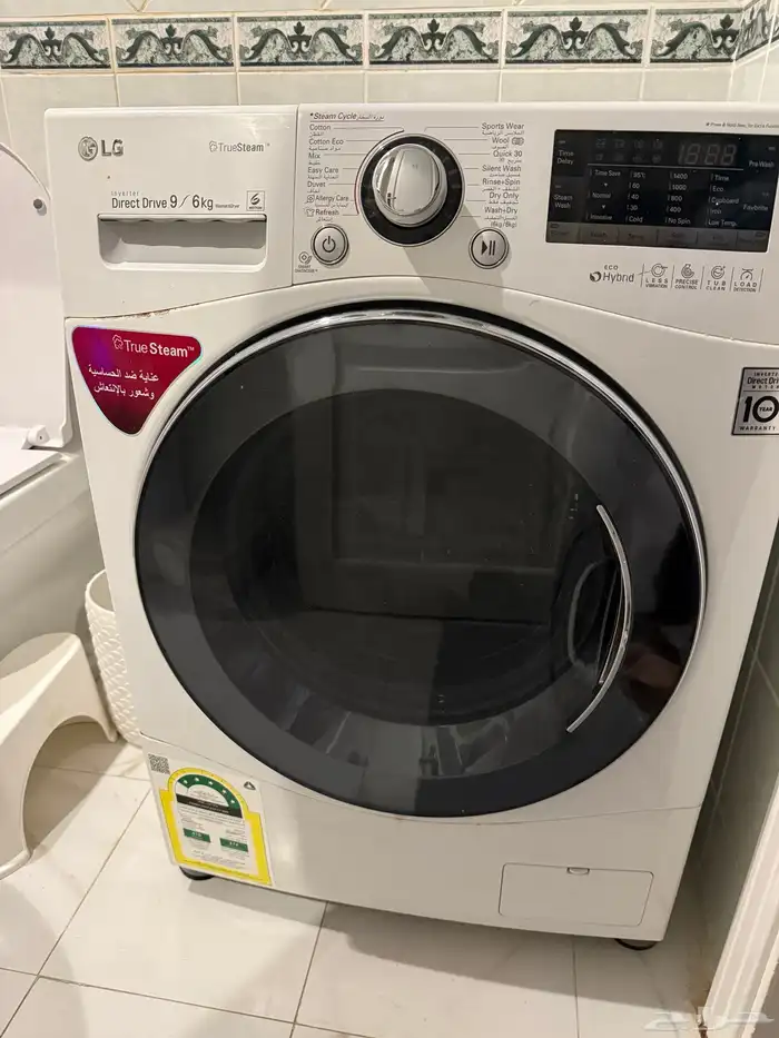 غسالة ال جي تجفيف حراري و غسيل 4