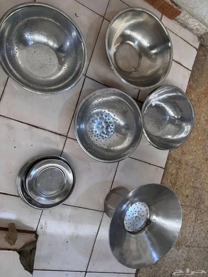 عدة كاملة لمطاعم فول وفلافل استيل جديده للبيع 5