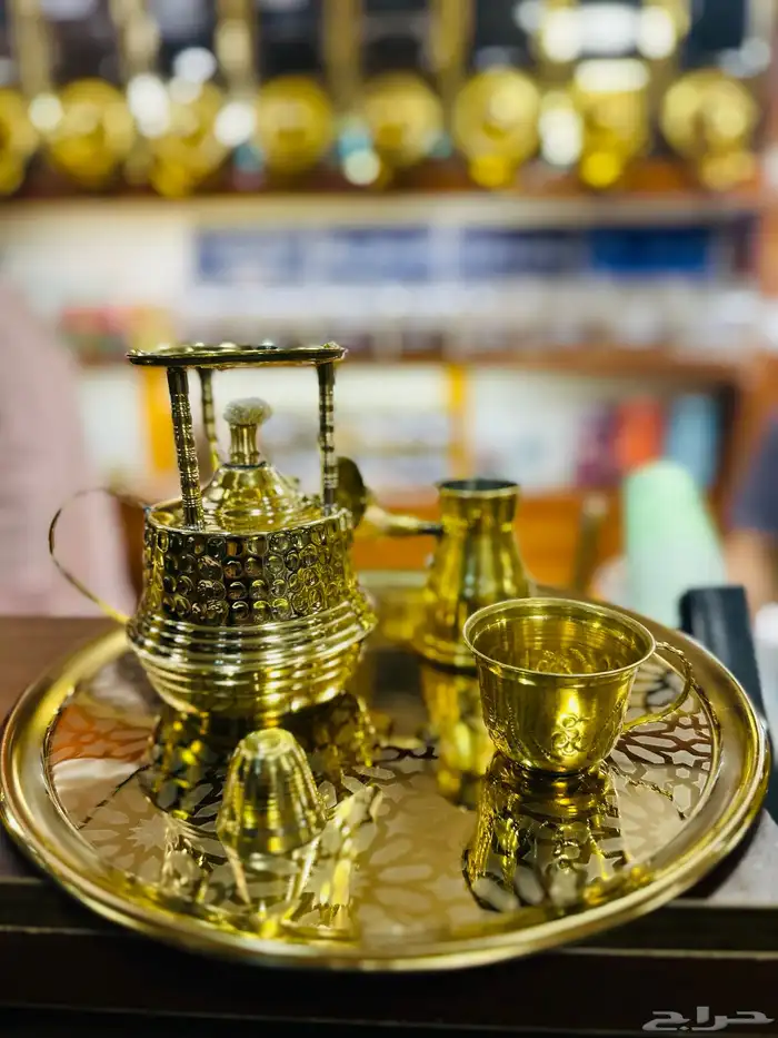 طقم نحاس للقهوه 0