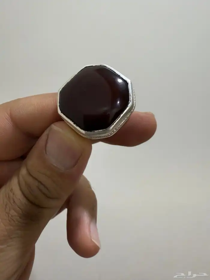 السلام عليكم للبيع خاتم اسطنبولي ثقل فص كرزي فاخر من الاخر 1