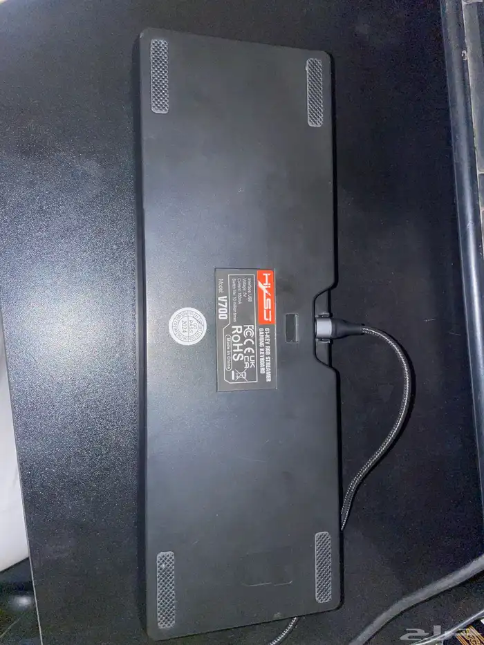 كيبورد لون اسود وابيض جديد لم يستخدم 1