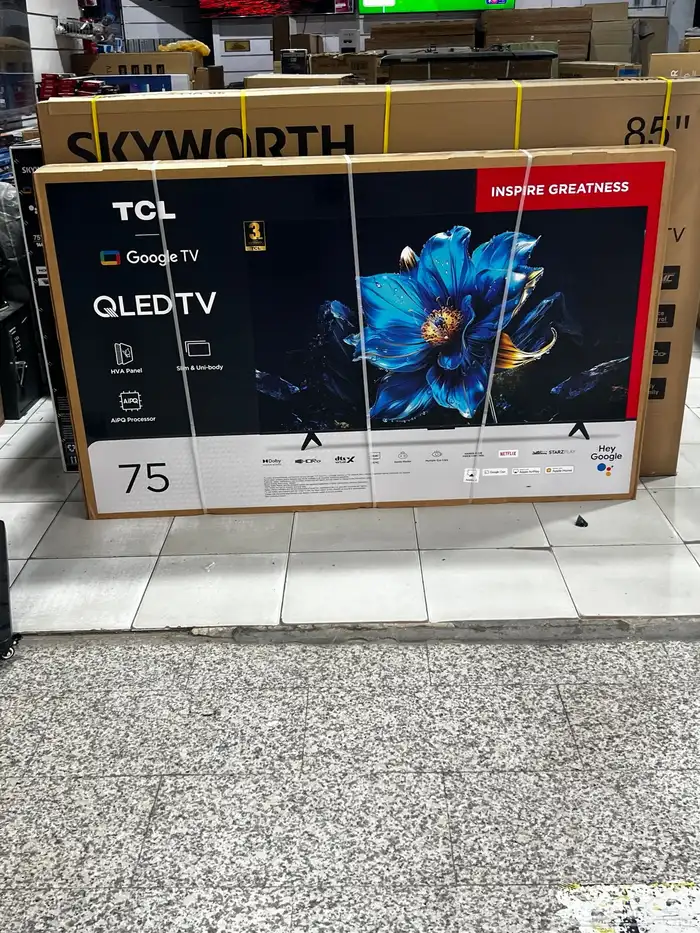 افضل انواع الشاشات الذكيه TCL LG Samsung TIT 5