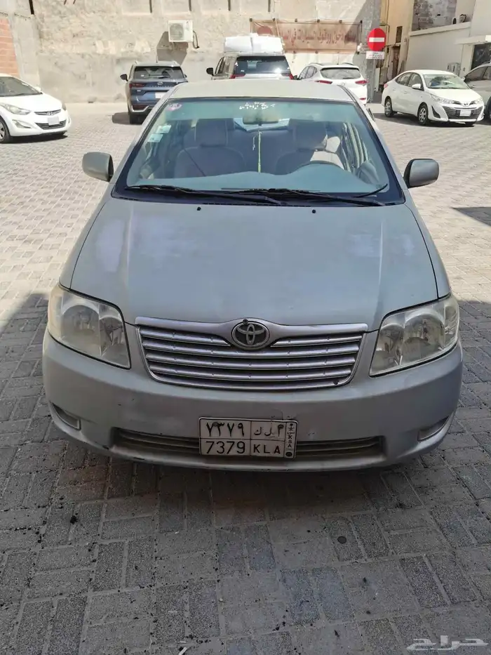 للبيع سيارة كرولا مديل 2005 جير عادي مفحوص مجدد 2