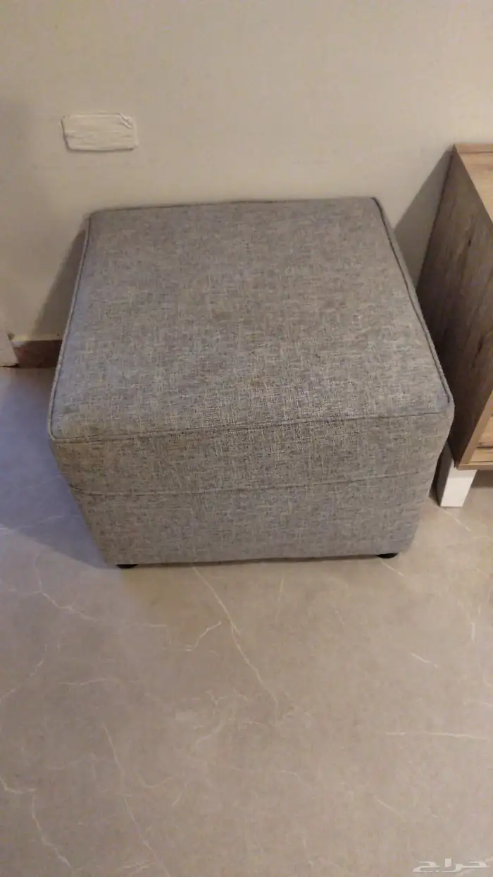 مقعد بف مربع الشكل 1