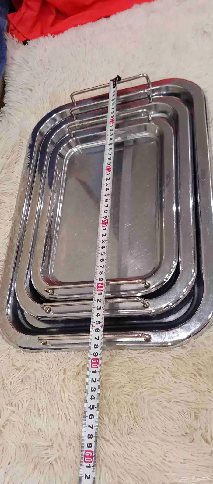 طقمين صواني ياباني نظيفة عدد الكل 6 حبات 5