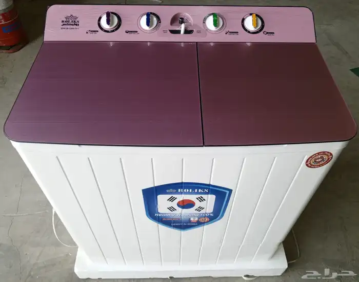 تم وصول غسالة روليكس حوضين 18كجم -زجاج XPB200-200-76 7