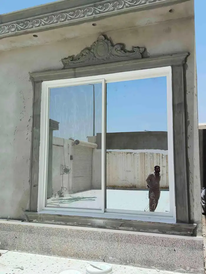 ابواب المنيوم شبابيك المنيوم واجهات المنيوم باب المنيوم شباك 10